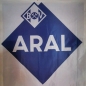 Preview: BV Aral Tankstellen-Flagge mit Logo 1960 Textil (4413)